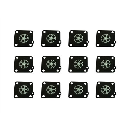 C·T·S Lot de 12 diaphragmes de Compteur de carburateur pour modèles de carburateurs Ruixing H142 Homelite 26 CC 30 CC