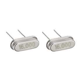 Kit de 2 cristaux oscillateurs à quartz 16 MHz