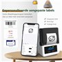 GECENinov Imprimante d'étiquettes thermique portable Bluetooth rechargeable par USB, imprimante d'autocollants Bluetooth sans fi