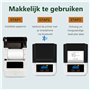 GECENinov Imprimante d'étiquettes thermique portable Bluetooth rechargeable par USB, imprimante d'autocollants Bluetooth sans fi