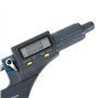 KATSU Micromètre Numérique 0-25 mm / 0-1" Résolution 0,001mm Haute Précision LCD Micromètre Extérieur électronique Calibre Mesur