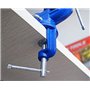 KATSU Étau de Table Mâchoires de 60 mm, Mini Étaux d'Établi avec Base Pivotante à 360 Degrés et Enclume, Robuste Pince de Table 