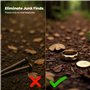 Bounty Hunter Junior Détecteur De Métaux Avec Fonction Filtre À Métaux, Noir/Gris