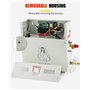 CGOLDENWALL 6 KW Générateur Vapeur Douche 220V pour Maison, pour Sauna/Douche/Bain/SPA, avec Drainage Automatique, Régulateur Di
