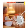 CGOLDENWALL 6 KW Générateur Vapeur Douche 220V pour Maison, pour Sauna/Douche/Bain/SPA, avec Drainage Automatique, Régulateur Di