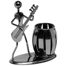 Porte-stylo à guitare STAR SSTO Accessoires de bureau créatifs Porte-crayons en métal polyvalent pour cadeaux