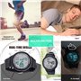 Montre sport numérique led basse consommation homme multi fonctions étanche 100 m sports nautiques plongée natation bracelet Sil
