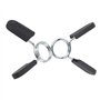 Yosoo 2 pcs Fitness équipement d'entraînement Standard 25 mm Barbell Gym entraînement Poids Barre d'haltères verrouillage Pince 