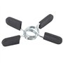 Yosoo 2 pcs Fitness équipement d'entraînement Standard 25 mm Barbell Gym entraînement Poids Barre d'haltères verrouillage Pince 