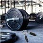 Yosoo 2 pcs Fitness équipement d'entraînement Standard 25 mm Barbell Gym entraînement Poids Barre d'haltères verrouillage Pince 