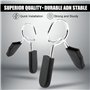 Yosoo 2 pcs Fitness équipement d'entraînement Standard 25 mm Barbell Gym entraînement Poids Barre d'haltères verrouillage Pince 