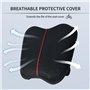 CHCYCLE Coussin de siège de moto avec housse de pare-soleil, coussin de siège de moto en gel pour les longs trajets avec nid d'a