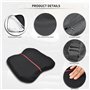 CHCYCLE Coussin de siège de moto avec housse de pare-soleil, coussin de siège de moto en gel pour les longs trajets avec nid d'a