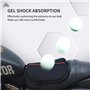 CHCYCLE Coussin de siège de moto avec housse de pare-soleil, coussin de siège de moto en gel pour les longs trajets avec nid d'a