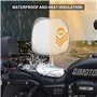 CHCYCLE Coussin de siège de moto avec housse de pare-soleil, coussin de siège de moto en gel pour les longs trajets avec nid d'a
