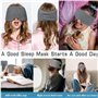 Lot De 2 Masques De Sommeil En Coton Modal – Bandeau Pour Les Yeux Ultra-Doux Et Respirant, Blocage De Lumière 3D, Avec Pochette