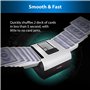 ShuffleBox Mélangeur automatique de cartes S1 avec batterie intégrée rechargeable de 2000 mAh, machine à mélanger ultra silencie