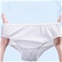 Gerrit Lot de 10 paquets de culottes jetables pour femme (taille L) culottes blanches pour femme jetables, culottes de maternité