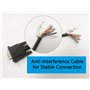 CERRXIAN Câble adaptateur VGA SVGA 15 broches HD15 mâle vers mâle pour PC, ordinateur portable, TV