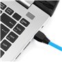 Copapa Lot de 100 connecteurs de câble Ethernet RJ45 en plastique souple pour câble CAT5 CAT5E CAT6 CAT6E Noir