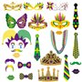 HTGWCG Accessoires de Photomaton de Mardi Gras
