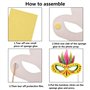 HTGWCG Accessoires de Photomaton de Mardi Gras, Mardi Gras Accessoires Photobooth Cravates Lunettes Masque Accessoires Photo pou