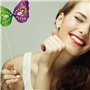 HTGWCG Accessoires de Photomaton de Mardi Gras, Mardi Gras Accessoires Photobooth Cravates Lunettes Masque Accessoires Photo pou