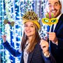 HTGWCG Accessoires de Photomaton de Mardi Gras, Mardi Gras Accessoires Photobooth Cravates Lunettes Masque Accessoires Photo pou