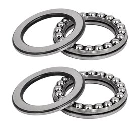 sourcing map 40mmx60mmx13mm butée billes à simple rangée 2pcs 51108
