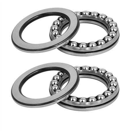 sourcing map 40mmx60mmx13mm butée billes à simple rangée 2pcs 51108