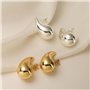 IhLux Boucles d'oreilles Gouttes Simili Or/Argent, Jeu de Rôles pour Enfants, Bijoux Boucles d'oreilles Gouttes, Bijoux de Mode 