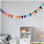 60 Pièces Guirlandes de Drapeaux Feutre Colorée, Fanions Banderole, Bunting de Partie Drapeau pour Mariage Fête Anniversaire Jar