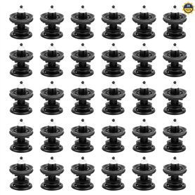 Clips de Panneau de Porte 30 Pcs Clips de Garniture Intérieure de Porte en Plastique Clips de Fixation pour Revêtement de Porte