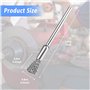 Brosse Métallique, 15 Pcs Brosses Métalliques Perceuse pour Éliminer la Rouille et la Corrosion, Brosses Métalliques Rotatives A
