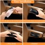 Accoudoir de Porte de Voiture, 3 Pcs Coussins pour Accoudoir de Voiture Sont Utilisés pour Protéger Coudes et Genou, Coussin Uni
