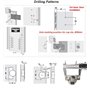 8 Charnières Porte Placard - Charnières Porte Cuisine Avec Amortisseur 35mm - Charnières Recouvrantes - Charnières Meuble - Pour