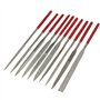 Limes aiguilles professionnelles de bijoutier en diamant et métal – Lot de 10 pièces, 3 x140 mm