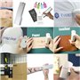 JINHH Machine d'impression portative Tatouage Stylo Jet d'encre d'imprimante portative Stylo d'impression Toutes Les Surfaces Im