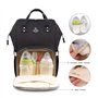 HEYI Sacs à Dos à Langer pour Bébé Sac de Voyage – avec Sacs Isolés, Tissu Imperméable, Grand Capacité Sac à Dos Conception et S