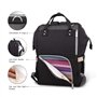 HEYI Sacs à Dos à Langer pour Bébé Sac de Voyage – avec Sacs Isolés, Tissu Imperméable, Grand Capacité Sac à Dos Conception et S