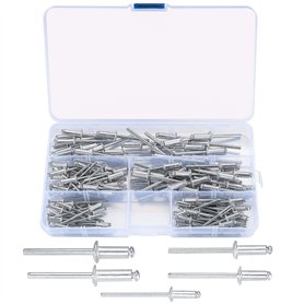 120 Pièces Rivets Aveugles en Aluminium