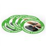 Autocollant : paiement sans contact possible par smartphone - Autocollant rond, résistant aux intempéries.