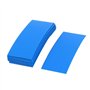 sourcing map Emballage Batterie Gaine Thermorétractable PVC Thermorétractable Tuyau Tube 29.5mm Plat 72 x 18.5mm pour 18650 Puis