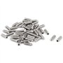 sourcing map Vis Pointeau Conique pour Poignée de Porte Vis Sans Tête Hexagonale M3 x 10 mm hexagonale ton argent 50 pièces