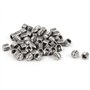 sourcing map Vis Pointeau Conique pour Poignée de Porte Vis Sans Tête Hexagonale M4 x 4mm acier inoxydable 304 50 Pcs