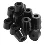 sourcing map 17pcs Patin Pied Chaise Meuble Caoutchouc Tampon Pare-Choc Embout Jambe Protection 10mm Trou diamètre