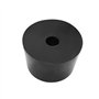 sourcing map 17pcs Patin Pied Chaise Meuble Caoutchouc Tampon Pare-Choc Embout Jambe Protection 10mm Trou diamètre