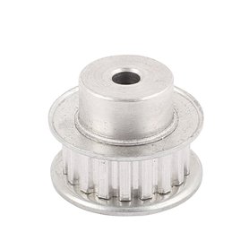 sourcing map XL18 18 dents 6mm 10mm largeur courroie synchrone à bride double poulie distribution