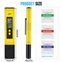 Digital LCD Testeur de Qualité de l'eau Plage de Mesure pour 0-14 PH 0