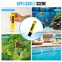GlasFlength PH Mètre Numérique, Digital LCD Testeur de Qualité de l'eau Plage de Mesure pour 0-14 PH 0,01 PH Portable Compteur P